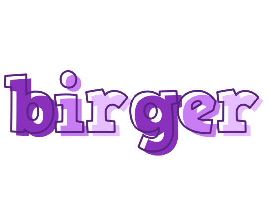 Birger sensual logo