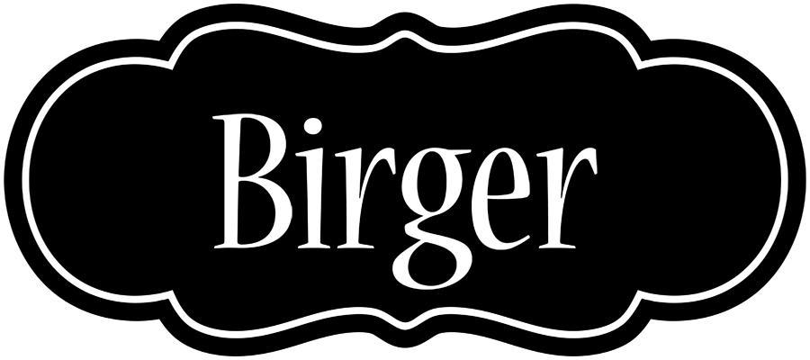 Birger welcome logo