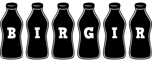 Birgir bottle logo