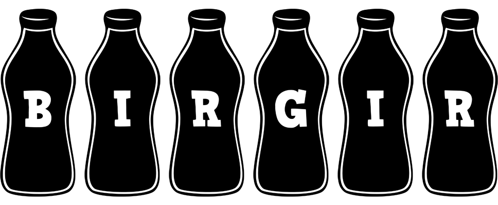 Birgir bottle logo