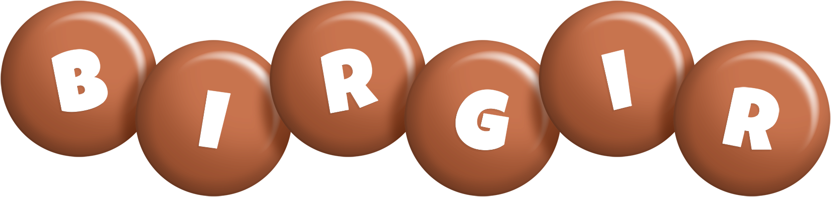 Birgir candy-brown logo