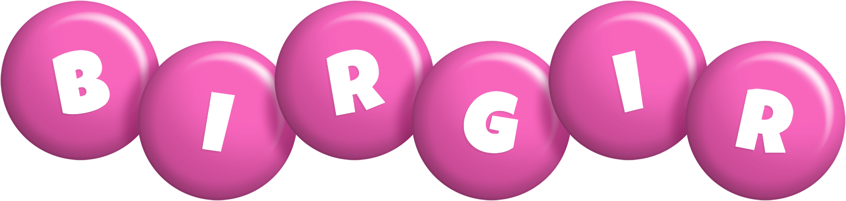 Birgir candy-pink logo