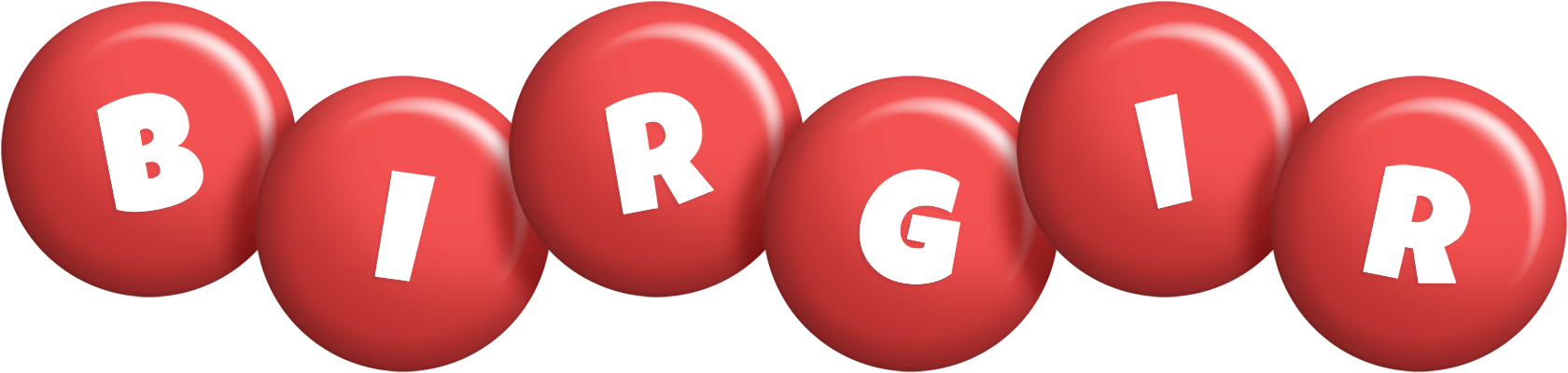 Birgir candy-red logo