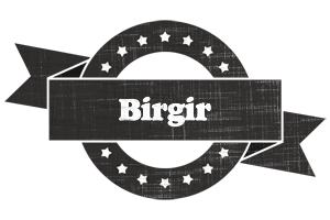 Birgir grunge logo