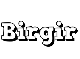 Birgir snowing logo