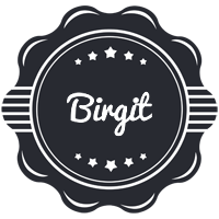 Birgit badge logo