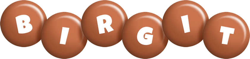 Birgit candy-brown logo