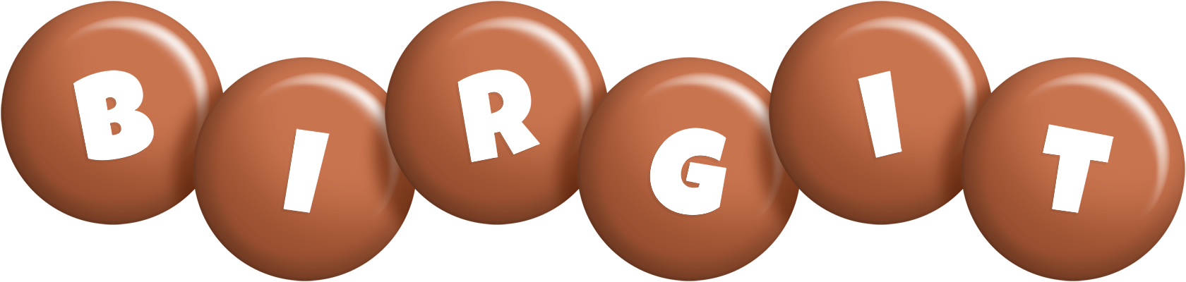 Birgit candy-brown logo