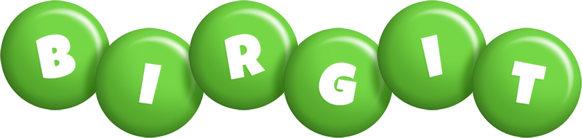 Birgit candy-green logo