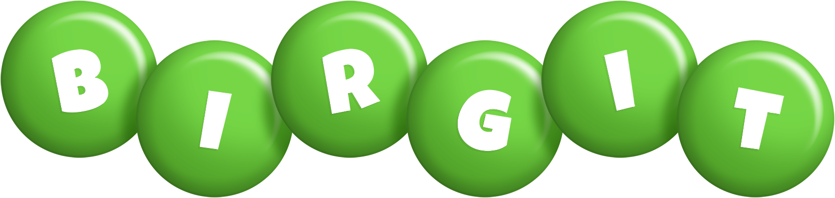 Birgit candy-green logo
