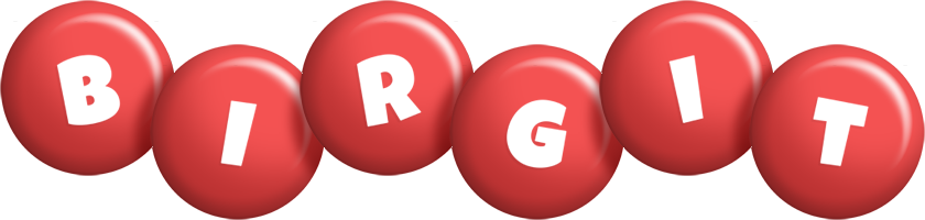 Birgit candy-red logo