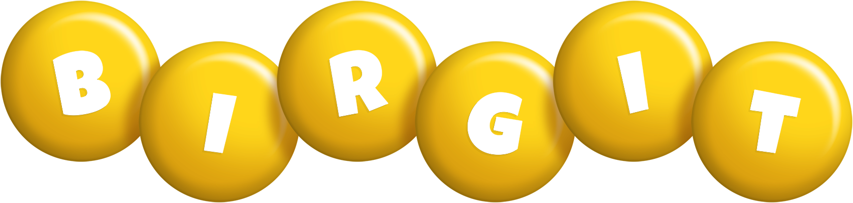 Birgit candy-yellow logo