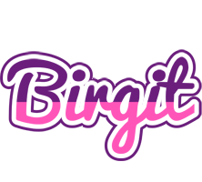 Birgit cheerful logo