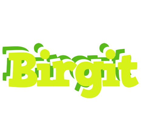 Birgit citrus logo