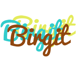 Birgit cupcake logo