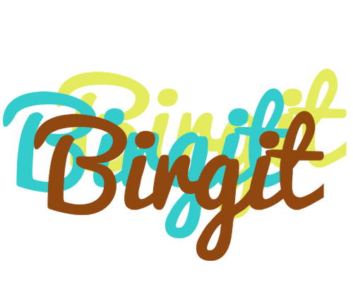 Birgit cupcake logo