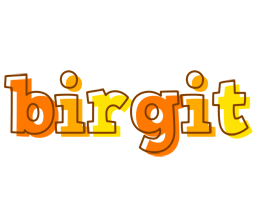 Birgit desert logo