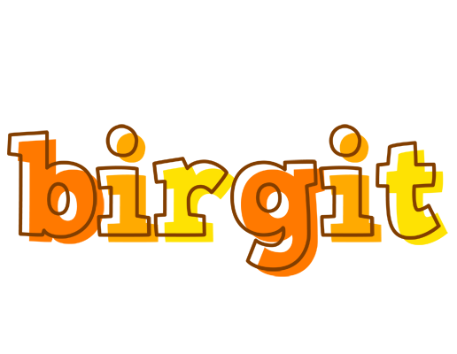 Birgit desert logo