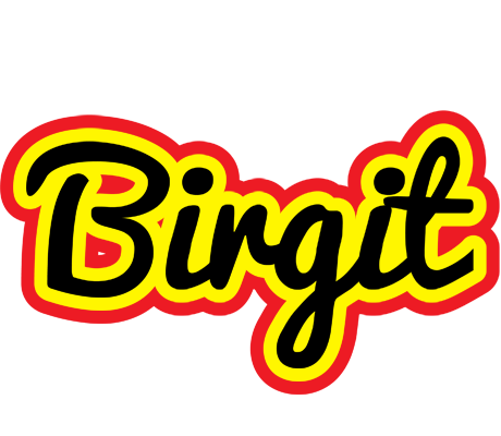Birgit flaming logo