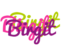 Birgit flowers logo