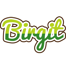 Birgit golfing logo