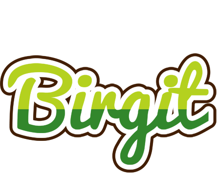 Birgit golfing logo