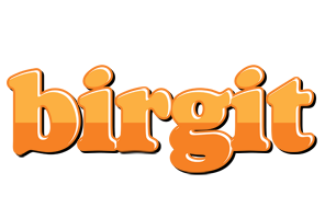 Birgit orange logo