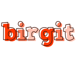 Birgit paint logo