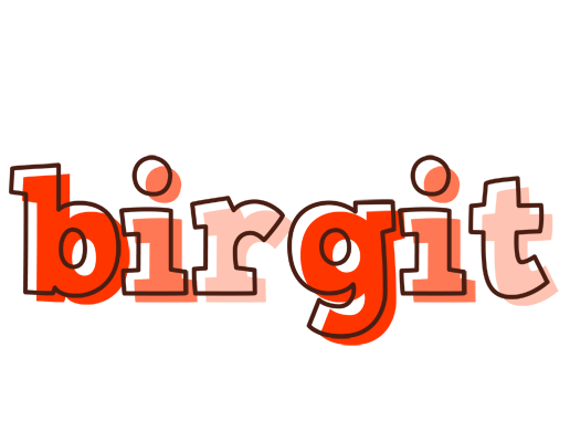 Birgit paint logo