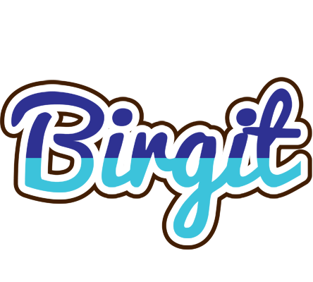 Birgit raining logo