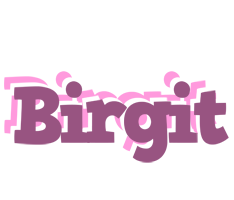 Birgit relaxing logo