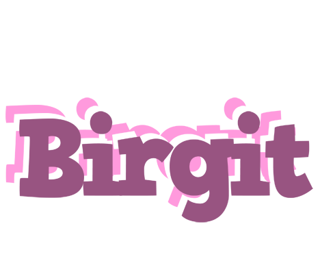 Birgit relaxing logo