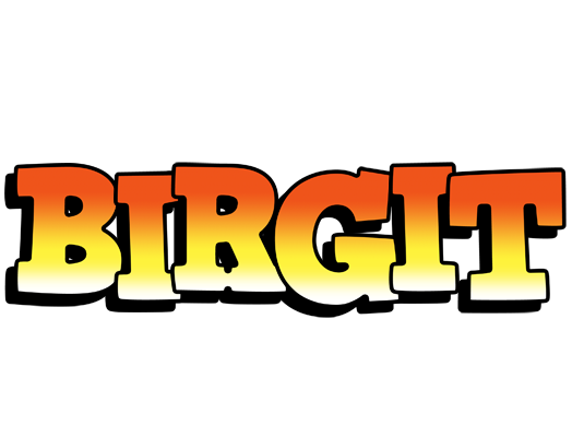 Birgit sunset logo