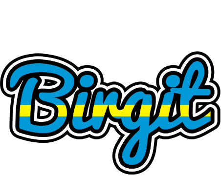 Birgit sweden logo