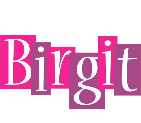 Birgit whine logo