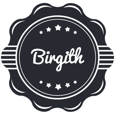 Birgith badge logo