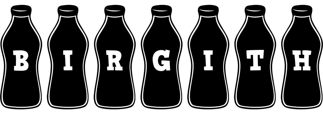 Birgith bottle logo