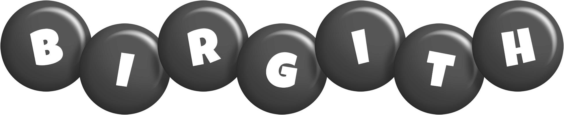 Birgith candy-black logo