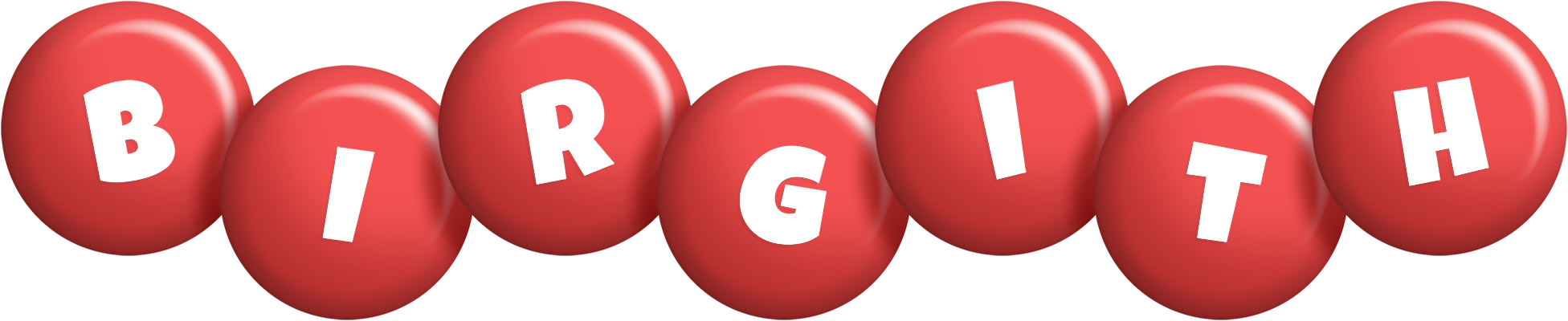 Birgith candy-red logo