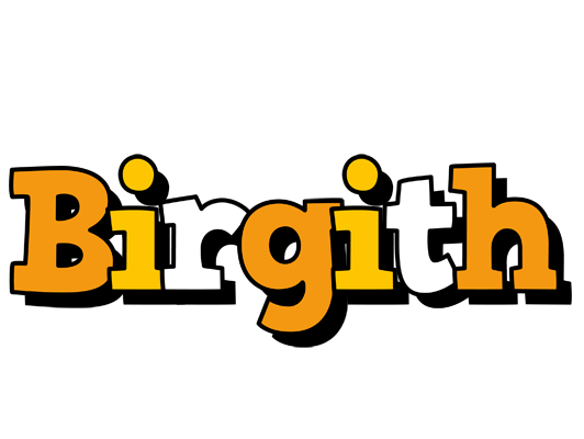 Birgith cartoon logo