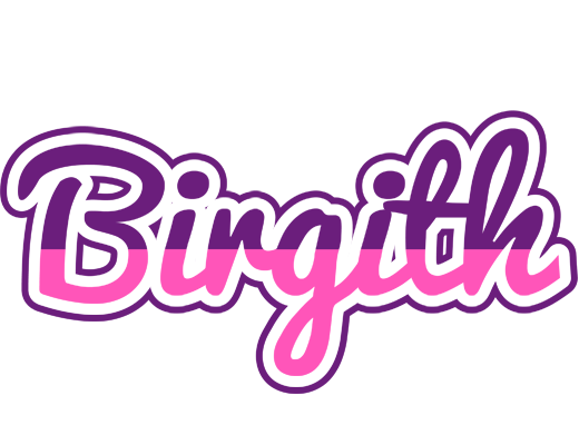 Birgith cheerful logo