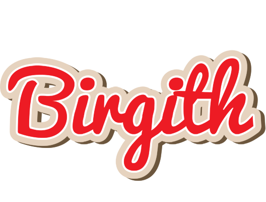 Birgith chocolate logo