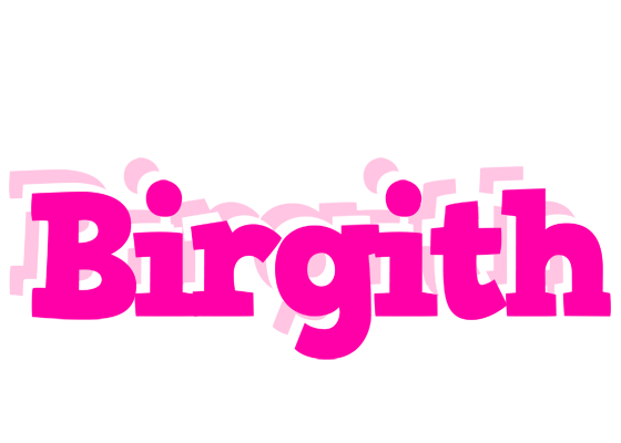 Birgith dancing logo