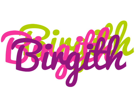 Birgith flowers logo
