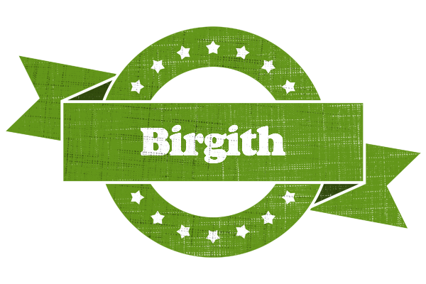 Birgith natural logo