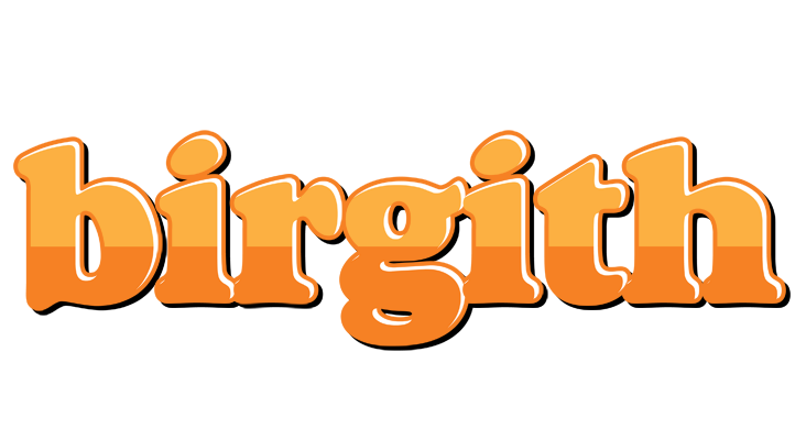 Birgith orange logo