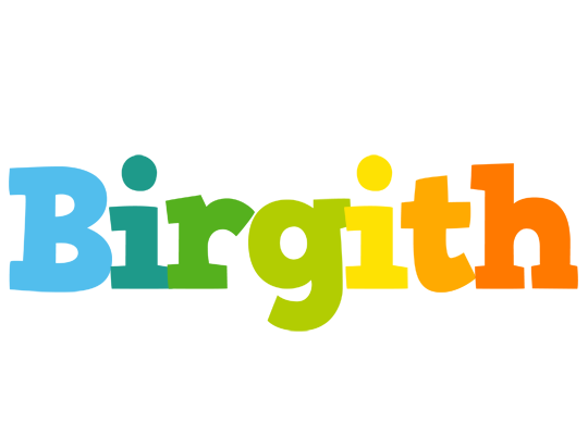 Birgith rainbows logo