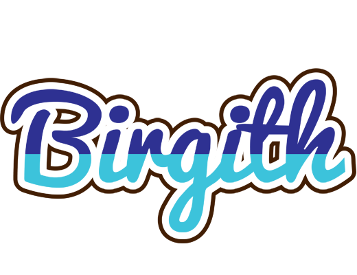 Birgith raining logo