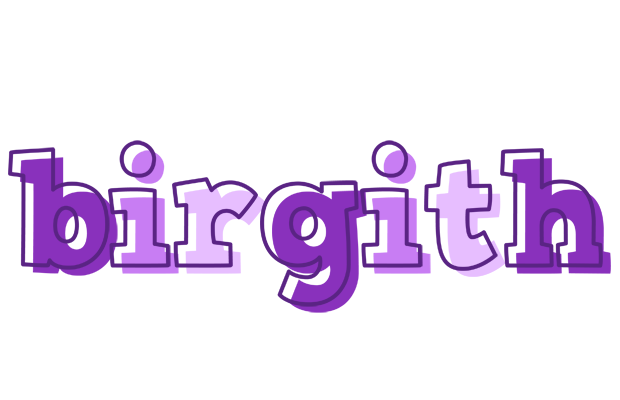 Birgith sensual logo