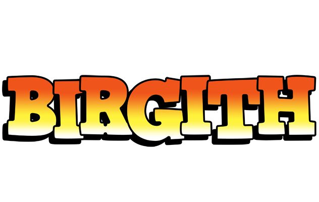 Birgith sunset logo